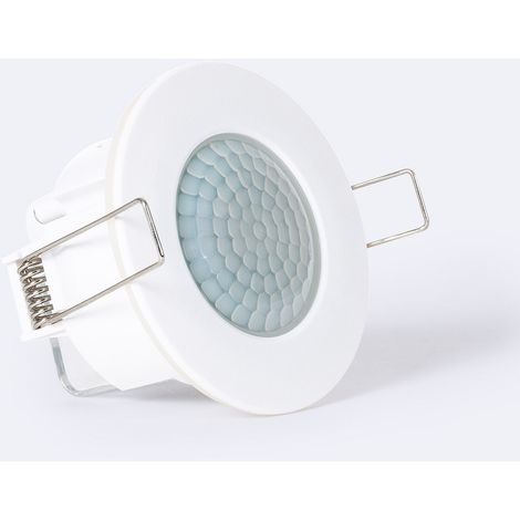 LEDKIA – Détecteur de mouvement encastré PIR 360° IP65 – Portée 2 à 8 mètres – Température de fonctionnement jusqu'à 24°C – Résistant à l'eau et à la poussière (1/4)