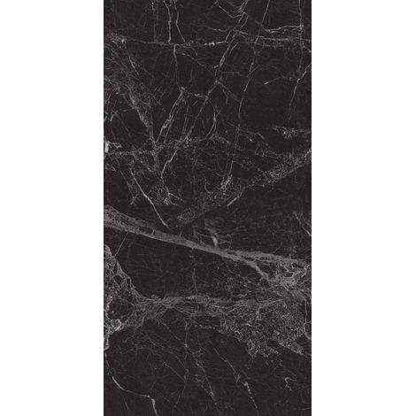 Carrelage sol / mur effet marbre noir MAJESTIC BLACK l.60 x L.120 cm Brilliant LIMCARO