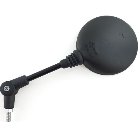 Espejo universal negro, piezas en V, rosca derecha de 8 mm (modelo E364)