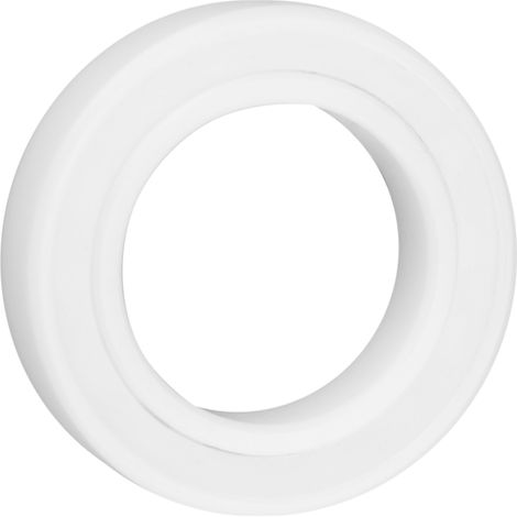 Weißes, vollkeramisches Miniaturkugellager 6802-2RS aus ZrO2, 15 x 24 x 5 mm (1/5)