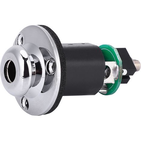 Jack 6,35mm sortie 2,5mm entrée pour guitare acoustique, micro piézo intégré avec tige, connecteur endpin (1/5)