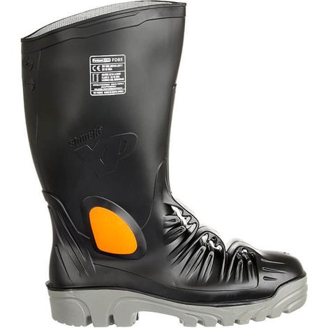 Sicherheitsstiefel Wellington Mettamax S5 M Farbe: Schwarz Größe 46 - Portwest