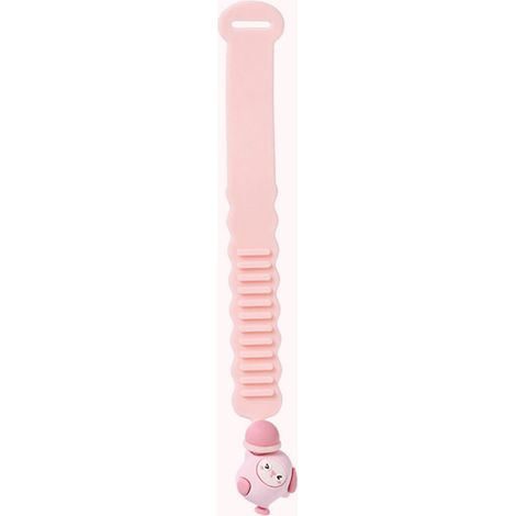 Lève-siège de toilette, poignée de dessin animé, pince de levage de siège de toilette, outil de poignée de toilette pour éviter tout contact avec la poignée en forme d'animal(rose) (1/5)