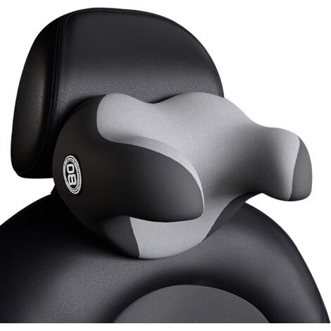 VURAHOME - Appui-tête de siège de voiture, oreiller de soutien du cou en mousse à mémoire de forme pour soulager les douleurs cervicales – Oreiller de voyage doux en forme de U au design ergonomique p (1/5)