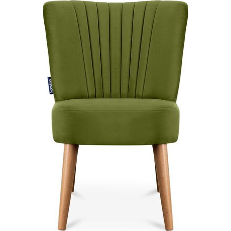 KONSIMO DUCO Einzelsessel, Olive/Eiche Dekor (1/5)