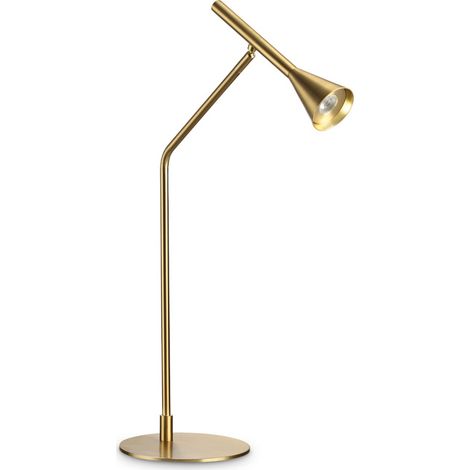 Lampada Da Scrivania Moderna Diesis Metallo Ottone Led 6,5W 3000K (1/2)