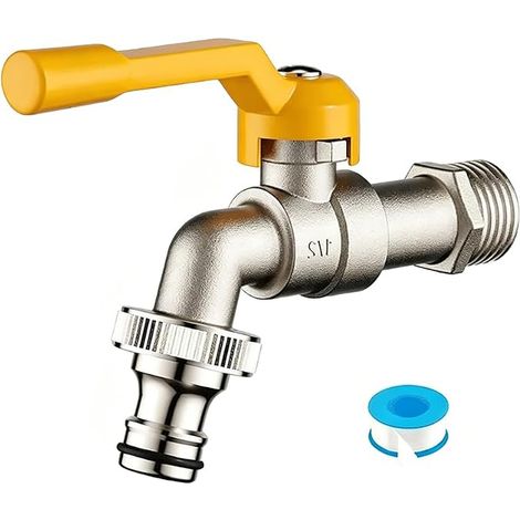 Garden Tap Brass 1/2 Inch Outdoor Antifreeze for Basin (1/5)