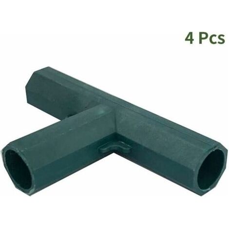 QORVA-Lot de 4 connecteurs d'angle pour cadre de jardin, 3voies, connecteur d'angle pour serre, cadre de serre, connecteurs de meubles, intérieur 16 mm-Fei Yu