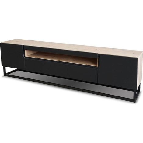 BOBOCHIC XS - Meuble TV 200 cm ELIOTT pieds en métal (1/5)