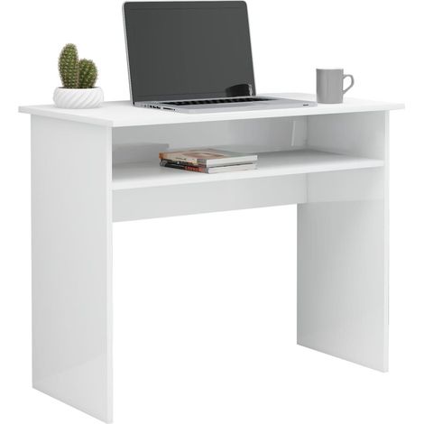 Bureau Blanc brillant 90x50x74 (1/5)