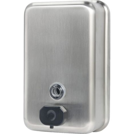 Dispenser di sapone a parete in acciaio inox ad alta resistenza, capacità 1100 ml/37 oz, con rivestimento anticorrosione e pompa a tenuta stagna, adatto per uso commerciale e residenziale in bagni/cuc (1/5)