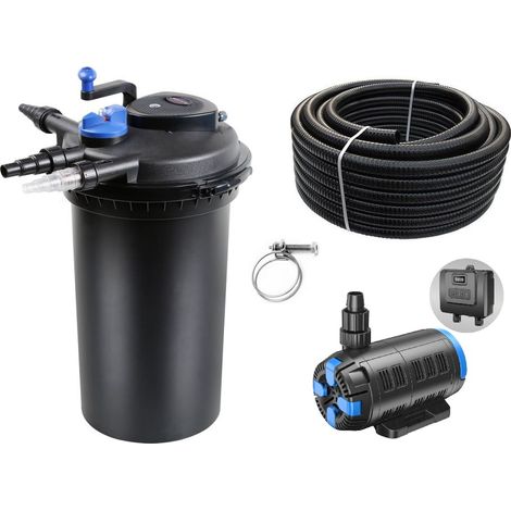 Druckteichfilter Set CPF 15000 regelbare Eco Pumpe 10m Schlauch Nr.31