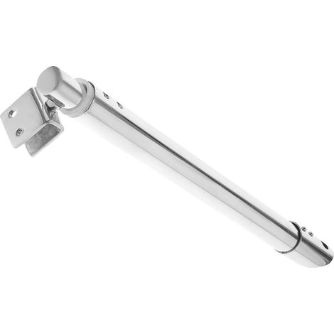 Barre de support de panneau de douche PartyKindom en acier inoxydable 304 avec supports de montage pour verre de 8 à 12 mm d'épaisseur, (1/5)