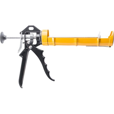HARDY WORKING TOOLS pistola silicone, pistola per sigillanti 300ml, pistola silicone professionale Adatto per Adesivi Edili, Acrilici e Siliconici, Con perno di pulizia, Serie 14, A2050-140000 (1/3)