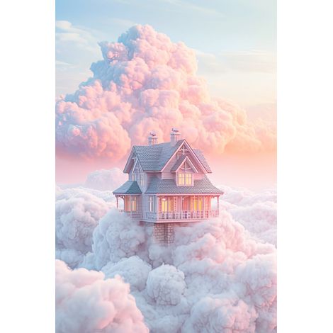 Tableau sur toile envol céleste 30x45 cm - Impression sur Toile Murale Décorative - Image imprimée en HD sur Toile - Toile sur Châssis en Bois FSC - Fabriqué en France (1/5)