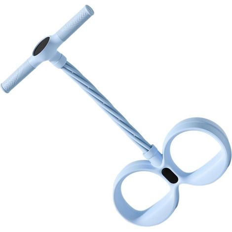 Bande de Résistance pour Pédale avec Poignée - Affineur De Ventre Intelligent À 6 Tubes - Bande Résistance À Pédale Yoga - pour Abdominaux Bras Jambes Amincissement Étirement