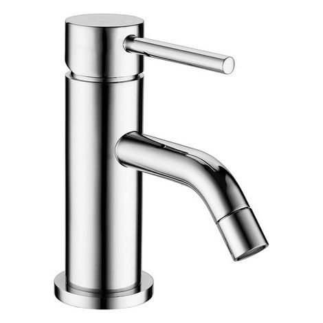 Miscelatore Lavabo Moon in Ottone Cromato con Piletta Click Clack