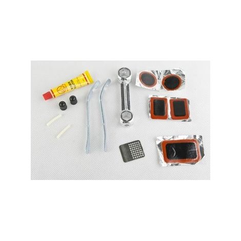 Reparador bicicleta pinchazos parches llave peg. bottari