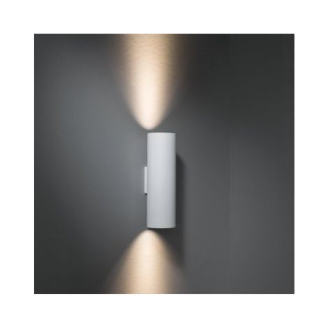 Modular Lighting 10883737 Lotis Wall Sconce, 2xES50 Tube, White STR