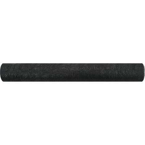 Maison Exclusive - Zaunblende Schwarz 1,2x10 m HDPE 75 g/m²