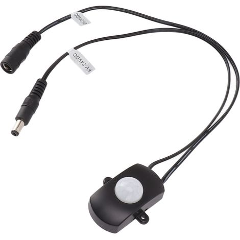Détecteur de mouvement PIR à angle de 120°, mini détecteur infrarouge à commutation automatique pour système de sécurité à bande LED, 6-24 V CC (1/5)