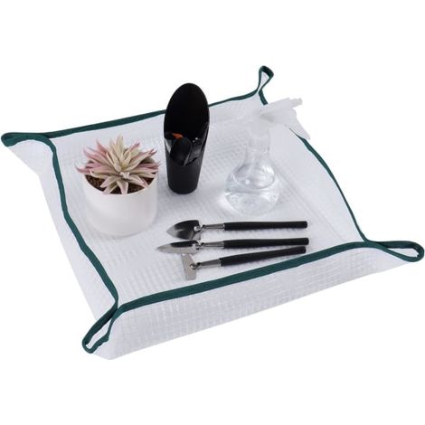 Tapis de culture 50 x 50 cm, imperméable, pour le rempotage en intérieur, portable. - AquaForge (1/5)