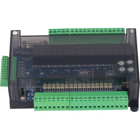 Carte de contrôle industrielle 16 entrées/16 sorties, module de contrôle logique RS485 6AD/2DA avec horloge pour l'automatisation industrielle, alimentation 24 V CC. (1/5)