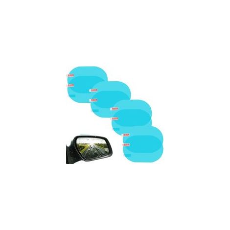 Film de Protection Rétroviseur - 8 Pièces Antipluie, Anti-Reflets et Anti-Buée pour Voiture étanche