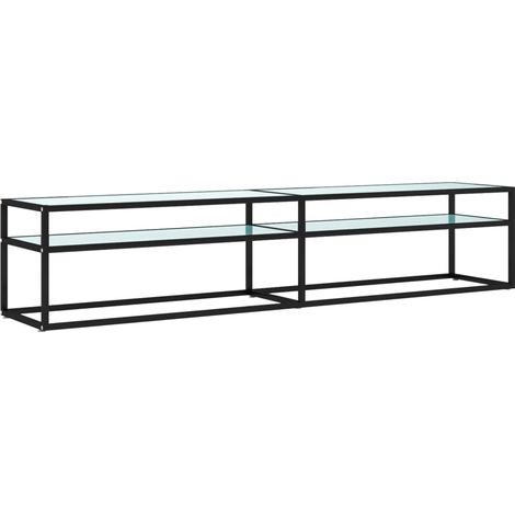 Maison Exclusive - TV-Schrank Weiß Marmor-Optik 200x40x40,5 cm Ha