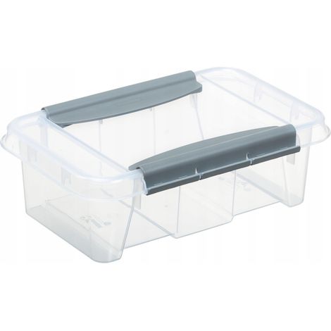 Scatola portaoggetti Plast-team probox 3 litri impilabile codice QR (1/3)