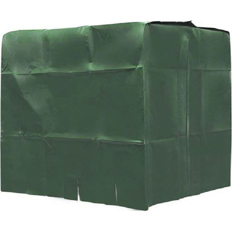 Couvercle anti-poussière de couvercle de seau 1000L, couvercle de protection de couvercle de seau de tonne de réservoir d'eau IBC, couvercle de réservoir d'eau en tissu Oxford 210D,vert (1/4)