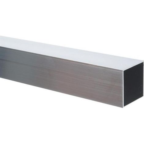 Mondelin – Règle carrée en aluminium 50x50mm – Pour chantiers humides – Règle triangulaire à dresser – Règle à lisser fermée