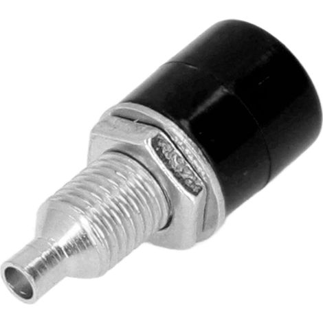 100 Stück Bananenstecker M6 4 mm, gute Übertragungsqualität, hochwertige Verarbeitung, elektrisches Verbindungszubehör, schwarz (1/5)