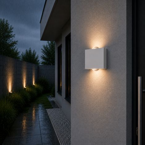 Aplique LED 2W  129Lm 2700ºK Brooklyn IP65 40.000H [TH-854-WW