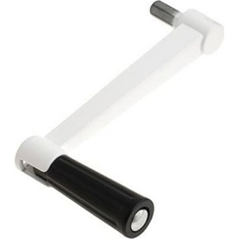 Weiße Jalousiekurbel Sechskant 9mm 70090018