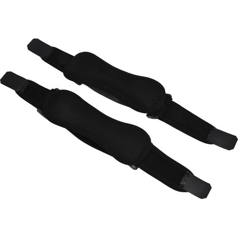 2 pièces Bande de Genou Ajustable pour Tendinite Rotulienne, Strap de Soutien Genou pour Course Randonnée Protection Articulaire