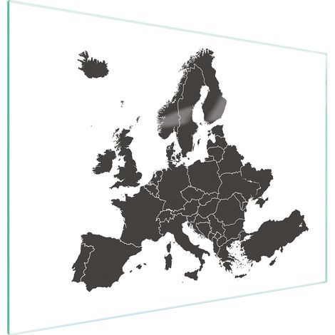TAGLIERE IN VETRO 30x22 MAPPA (1/5)