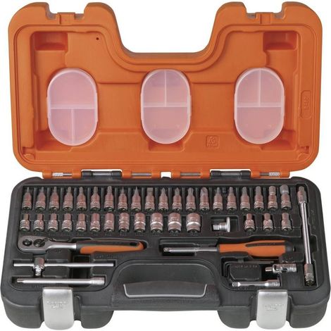 Bahco S460 Set di chiavi a bussola 46 pezzi nero