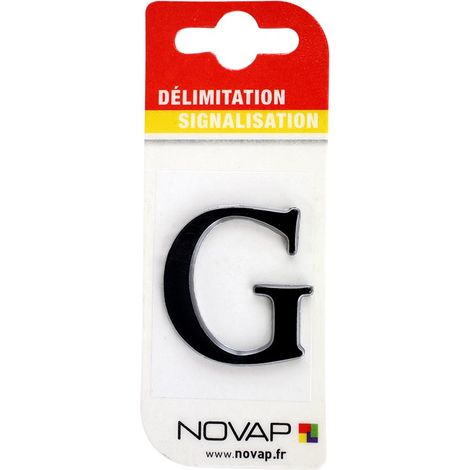 Lettre G Noire Hauteur 25mm - 4620169