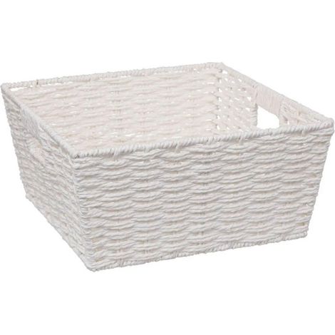 Panier de Rangement "Mix'n'Modul" 31x31cm Blanc (1/3)