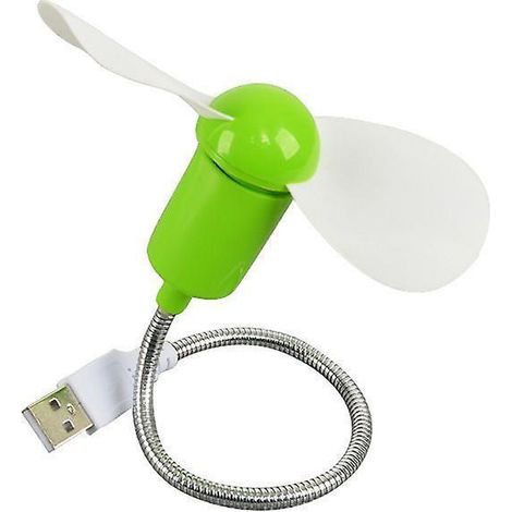 Set mit 4 Mini-USB-Schwanenhalsventilatoren für Desktop-PC, Laptop und Tablet