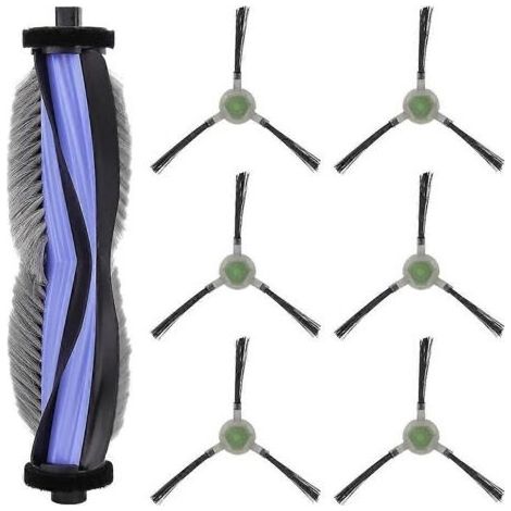 Pièces de rechange pour brosse rotative et brosse latérale compatibles avec l'aspirateur robot Lefant M3 (1/5)