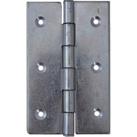 CERNIERA ACCIAIO ZINCATO ART.840 mm  63 x 40 - 4 pezzi  - Blister Koncreto