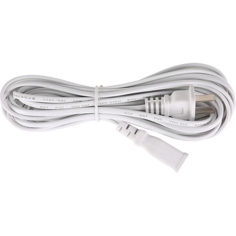 Rallonge électrique de 5 m (16,4 pi) pour équipement de surveillance, prise américaine 110-240 V (1/5)