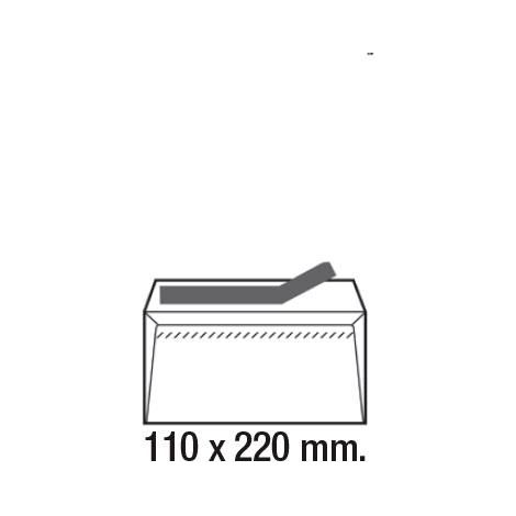 SOBRE SAM 110x220 BCO.90g OP.VD C/500