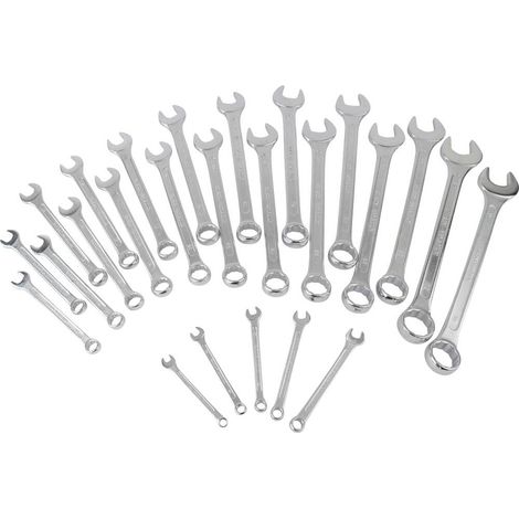 Jeu de clés mixtes Brüder Mannesmann M 130-25 25 pièces 7 - 32 mm W69355 (1/3)