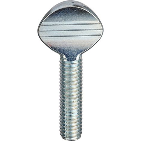 Steel Shoulderless Thumbscrews BZP M6 x 50 - Box of 150 (1/2)