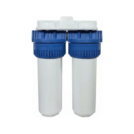 Double Porte Filtre Opaque pour Eau Potable (1/4)