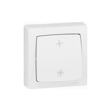 Legrand 086016 Steuerung für kontrollierte Wohnraumlüftung Komplette Aufputz-Ausstattung – weiß