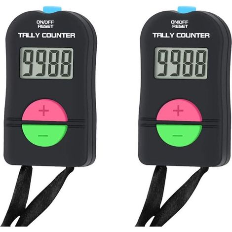 Petit Compteur numérique 2 pièces, Clicker Manuel électronique d'ajout/de soustraction, compteurs de Sport de Golf de comptage Manuel (1/5)
